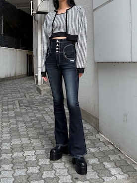 内藤和香さん(レディース・169cm)の秋コーディネート