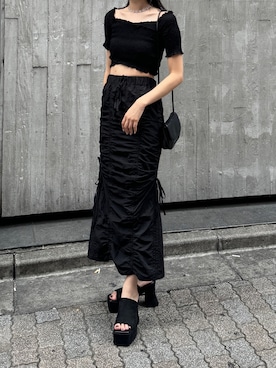 内藤和香さん(レディース・169cm)の夏コーディネート