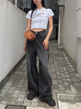 内藤和香さん(レディース・169cm)の夏コーディネート