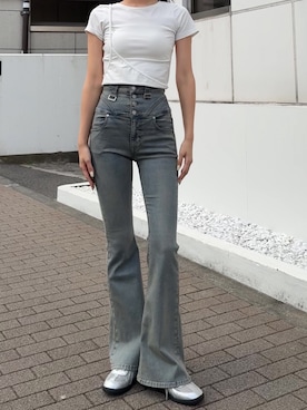 内藤和香さん（レディース・169cm）の春コーディネート