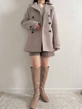 「libelle more（リベル モア）のアイテム」を使った、chiiさん（レディース・150cm）の冬コーディネート