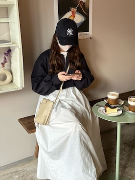 「my twilight（マイトワイライト）のアイテム（ショルダーバッグ）」を使った、Rさん（レディース・153cm）の夏コーディネート