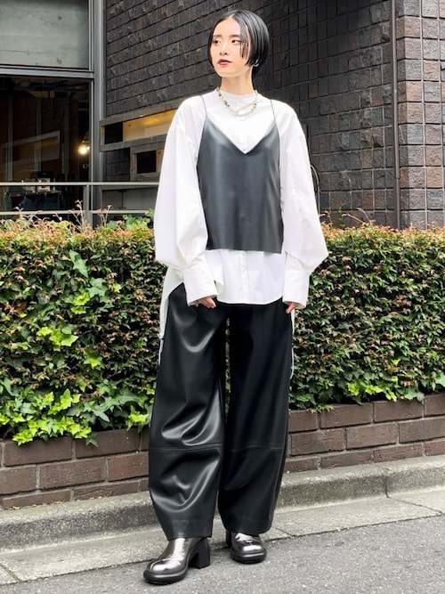 W TRIANGLE TUCK SH / ダブルトライアングルタックシャツ