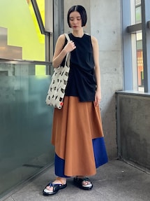 UN3D. CROSS WAVE TOTE ブラック セール】CROSS WAVE TOTE / クロスウェーブトート（トートバッグ