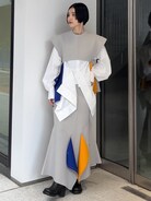 UN3D.（アンスリード）の「MULTICOLOR 2WAY CAPE SK / マルチカラー