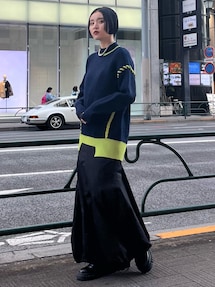 POINT STITCH KNIT TOP【セットアップ着用可能】｜アンスリード