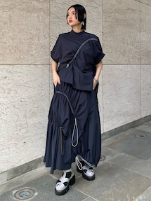 WAVE DRAWSTRING TOP｜アンスリード（UN3D.）公式通販｜RUNWAY channel