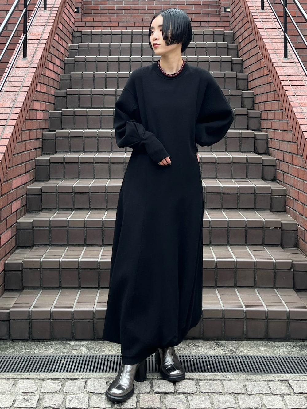 UN3D. ダブルタックニットパンツ UN3D.（アンスリード）の「W TUCK KNIT PT / ダブルタックニットパンツ