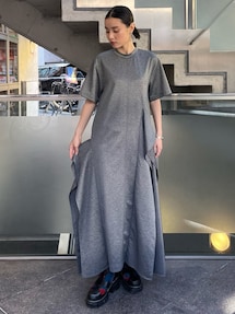 ASYMMETRY RUFFLE JERSEY OP｜アンスリード（UN3D.）公式通販｜RUNWAY