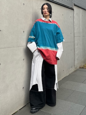 「UN3D.（アンスリード）のアイテム」を使った、SAYURIさん（レディース・161cm）の冬コーディネート