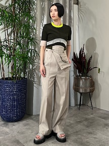 COLOR BLOCK SHEER TOP｜アンスリード（UN3D.）アウトレット公式通販