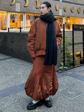 「アイテム（その他トップス）」を使った、SAYURIさん（レディース・161cm）の秋コーディネート