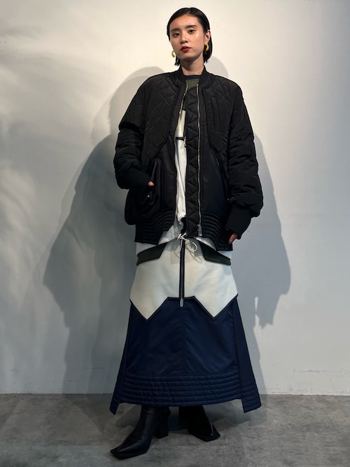 FLEECE DOCKING LAYERED TOP【セットアップ着用可能】 / フリース