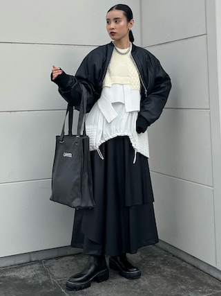 UN3D. ウェーブラインシャツジャケット WAVE LINE SHORT