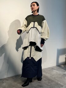 un3d. 新品　FLEECE DOCKING LAYERED TOP FLEECE DOCKING LAYERED TOP【セットアップ