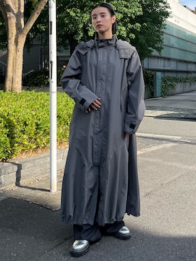 「UN3D.(アンスリード)のアイテム」を使った、SAYURIさん(レディース・161cm)の冬コーディネート