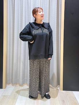 「アイテム（マタニティウェア/グッズ）」を使った、ありぺいさん（レディース・157cm）の秋コーディネート