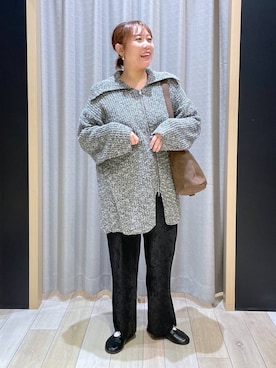 「体型カバー」｜ありぺいさん（レディース・157cm）の秋コーディネート