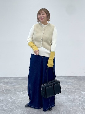 「アイテム（ニット/セーター）」を使った、ありぺいさん（レディース・157cm・30代）の秋コーディネート
