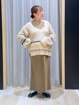 「アイテム（ママ＆ベビー）」を使った、ありぺいさん（レディース・157cm）の冬コーディネート