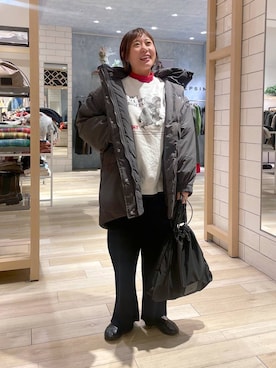 「アイテム（トートバッグ）」を使った、ありぺいさん（レディース・157cm・30代）の冬コーディネート