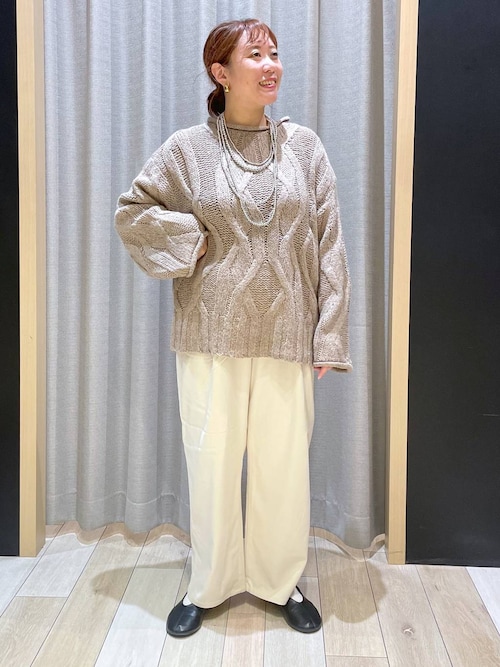 ウールライクコクーンパンツ　581653