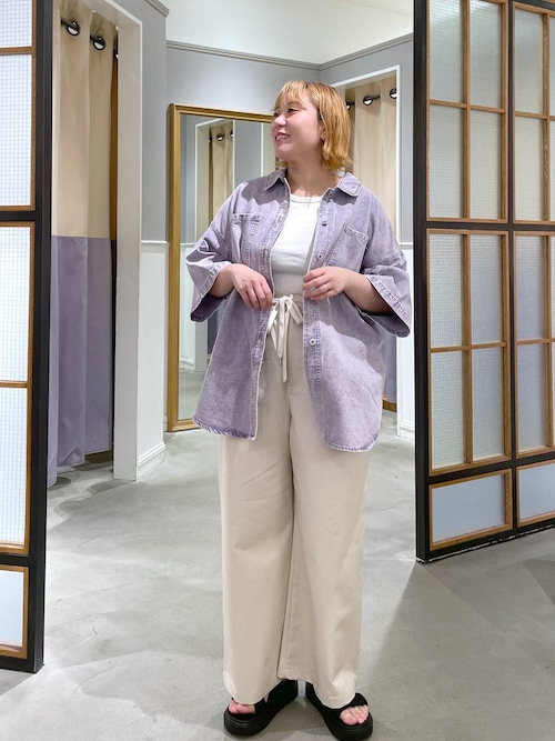 デニムBIGシャツ/SS 639528【KKfashion紹介アイテム】（シャツ