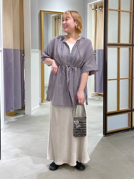 「LEPSIM（レプシィム）のアイテム」を使った、ありぺいさん（レディース・157cm）の春コーディネート