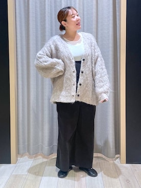 「アイテム（オールインワン・サロペット）」を使った、ありぺいさん（レディース・157cm・30代）の冬コーディネート