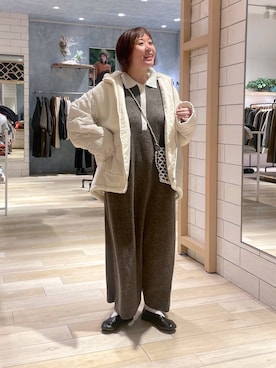 「アイテム（ママ＆ベビー）」を使った、ありぺいさん（レディース・157cm）の冬コーディネート