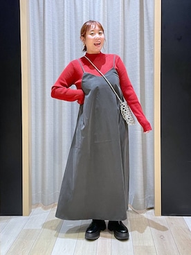 「アイテム（ワンピース/ドレス）」を使った、ありぺいさん（レディース・157cm・30代）の秋コーディネート