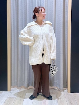 「アイテム（ママ＆ベビー）」を使った、ありぺいさん（レディース・157cm）の秋コーディネート