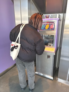 「FILA（フィラ）のアイテム」を使った、鈴木　真衣さん（レディース・155cm）の冬コーディネート