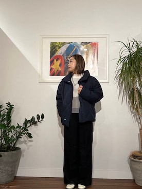 鈴木 真衣さん(レディース・155cm)の冬コーディネート