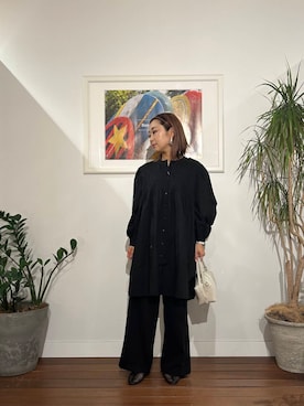 「ブラウスが主役の春コーデ」｜鈴木　真衣さん（レディース・155cm）の春コーディネート