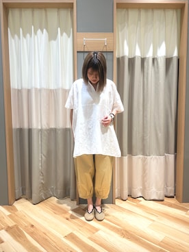 「サマンサモスモス」｜るぴさん（レディース・155cm）の夏コーディネート