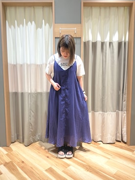「サマンサモスモス」｜るぴさん（レディース・155cm）の夏コーディネート