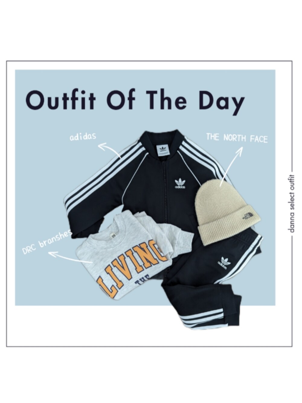 「THE NORTH FACEのアイテム（ニットキャップ/ビーニー、ベージュ系）」を使った、mogumoguさん（キッズ・70cm）の冬コーディネートの1枚目の写真