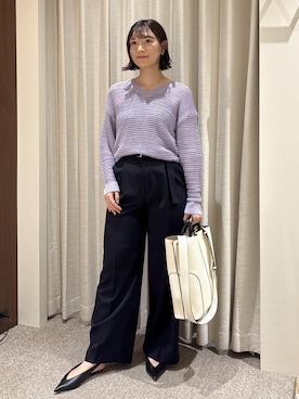 「ROPE'（ロペ）のアイテム」を使った、ayaさん（レディース・162cm）の春コーディネート