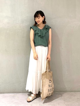 ayaさん（レディース・162cm）の夏コーディネート