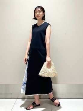 「24SS春の新作」｜「アイテム（帽子）」を使った、ayaさん（レディース・162cm）の春コーディネート