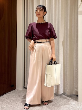 「アイテム（トートバッグ）」を使った、ayaさん（レディース・162cm・20代）の夏コーディネート