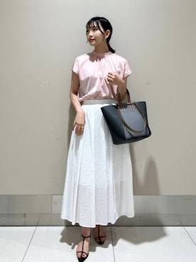 「ROPE'（ロペ）のアイテム」を使った、ayaさん（レディース・162cm）の夏コーディネート