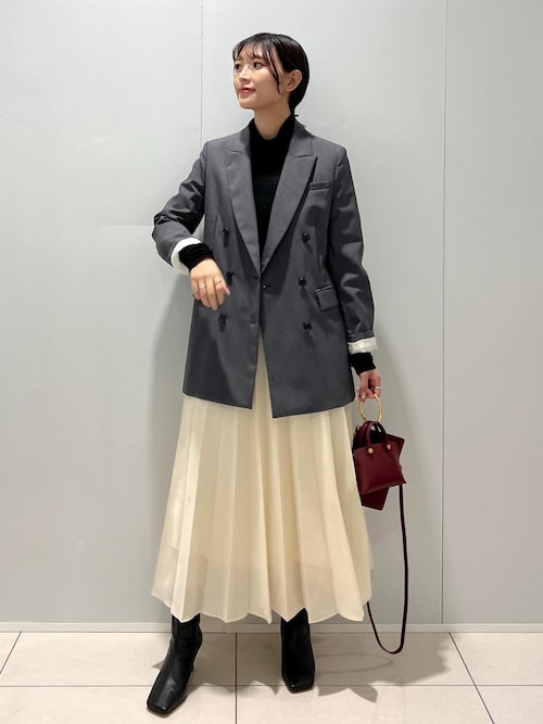 ROPE' ジャケット テーラードジャケット ウールモヘヤDOUBLE