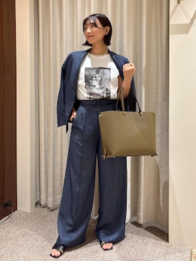 「アイテム（サンダル）」を使った、ayaさん（レディース・162cm・20代）の秋コーディネート