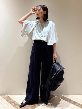 「アイテム（バックパック/リュック）」を使った、ayaさん（レディース・162cm・20代）の夏コーディネート