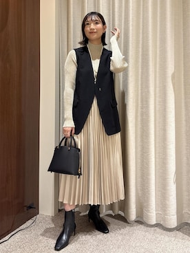 「アイテム（ハンドバッグ）」を使った、ayaさん（レディース・162cm・20代）の秋コーディネート