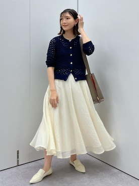 「ROPE'（ロペ）のアイテム」を使った、ayaさん（レディース・162cm）の春コーディネート