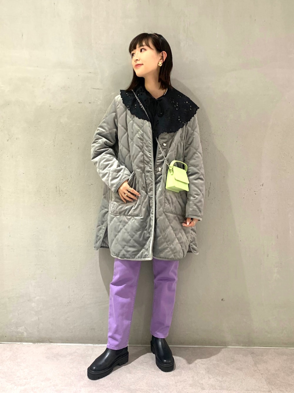 MADEMOISELLE ROPE'（マドモアゼル ロペ）の「ベロアキルティング