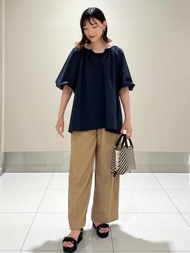 「MONOGRAM BAG」｜ayaさん（レディース・162cm）の夏コーディネート